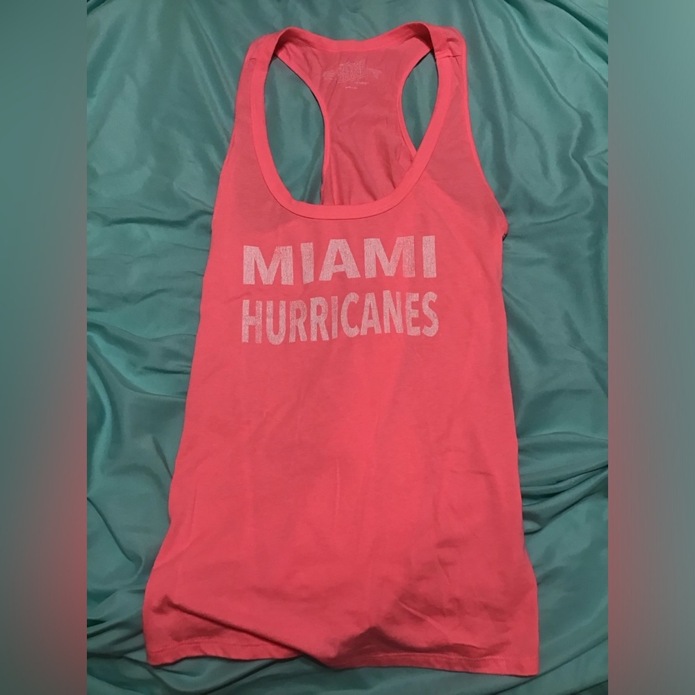 Hot Pink Miami Hurricane tank top Muscle tee size XL